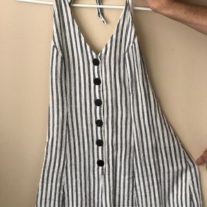 Urban Outfitters halter neck button romper